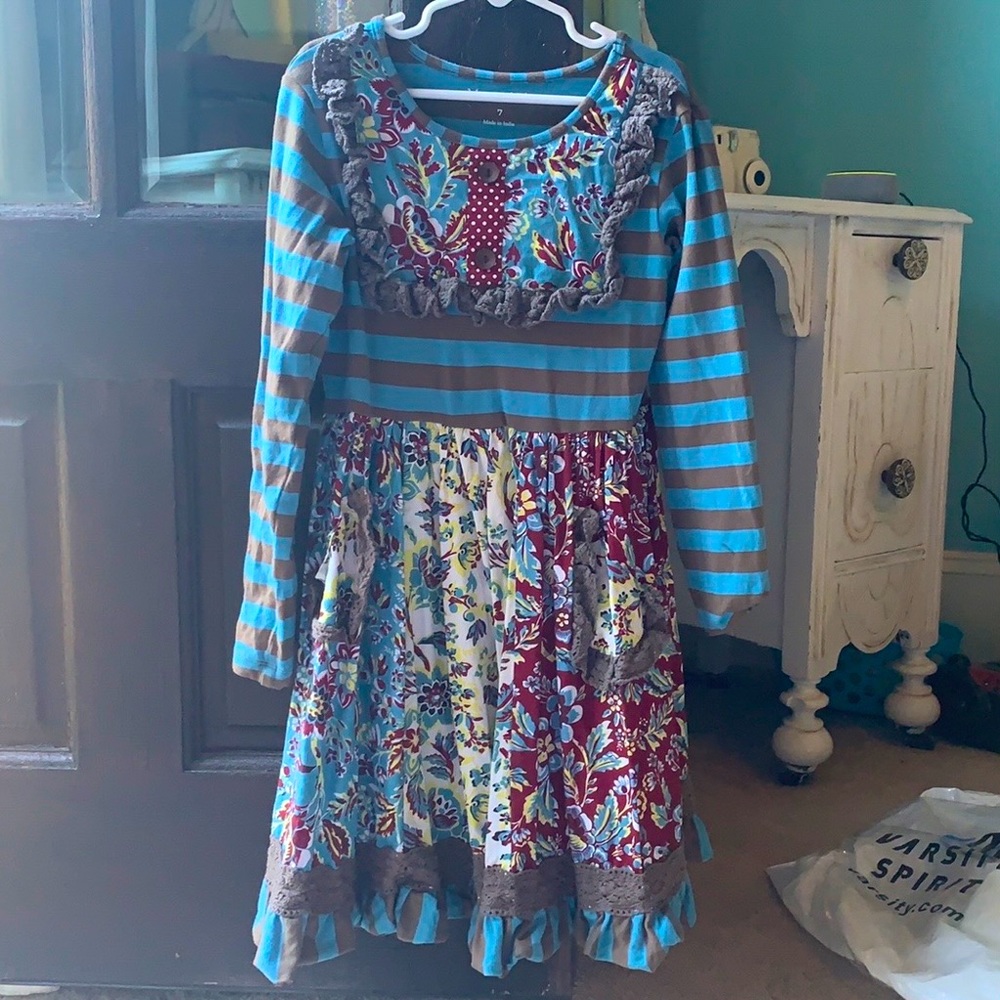 Boutique Mustard Pie girls dress 7